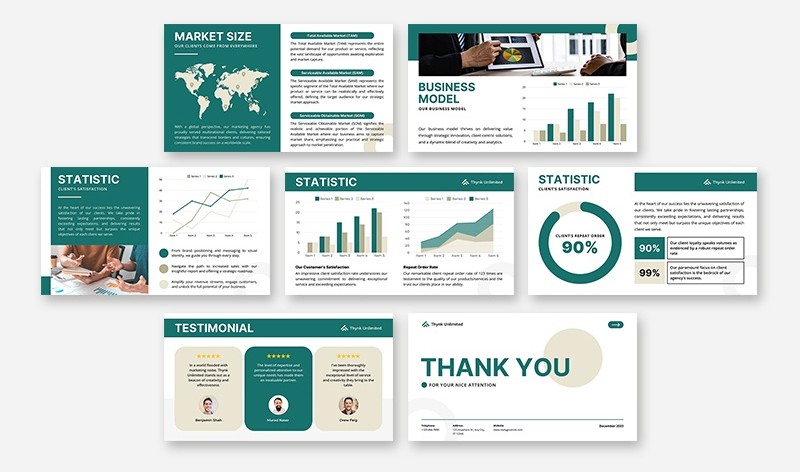 Business pitch deck Business pitch deck