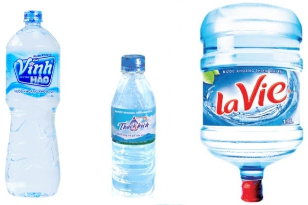Các thương hiệu nước khoáng ở Việt Nam hiện nay