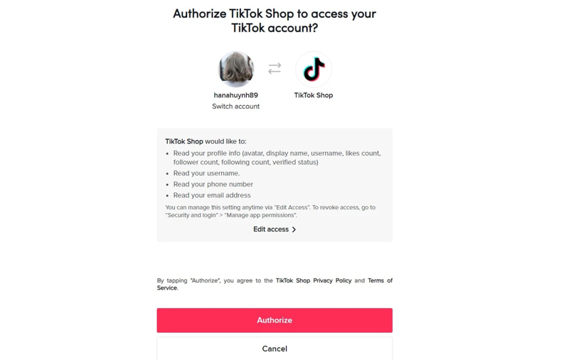 Cách đăng ký TikTok Shop