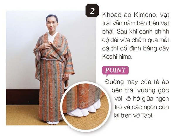 Cách mặc Kimono của Nhật
