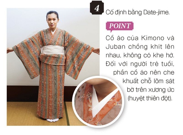 Cách mặc Kimono Nhật Bản