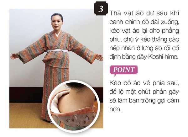 Cách mặc Kimono Nhật