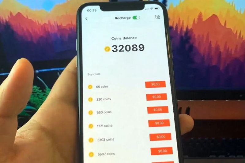 Cách nạp xu Tiktok