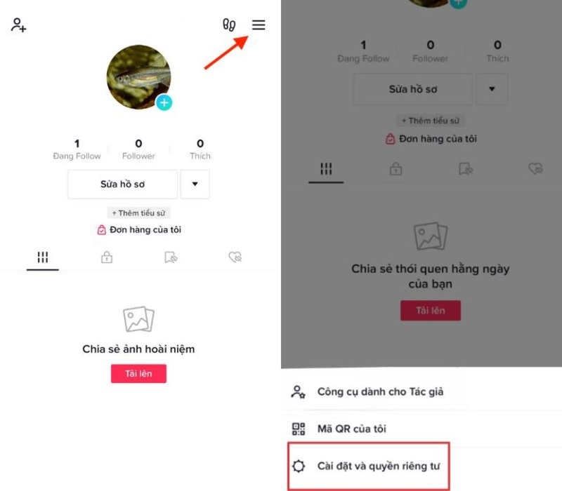 Cách rút tiền trên Tiktok