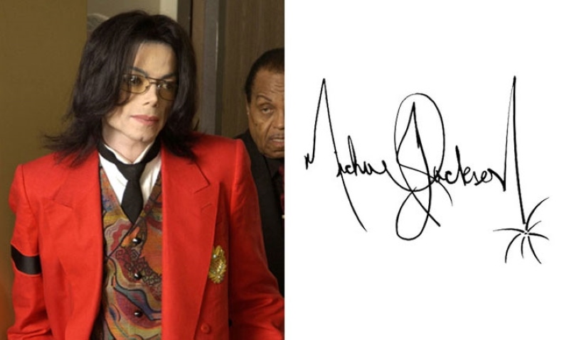 Chữ ký phong thủy Michael Jackson