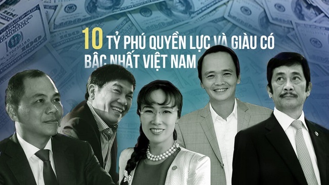 Điểm danh top 10 người giàu nhất Việt Nam hiện nay