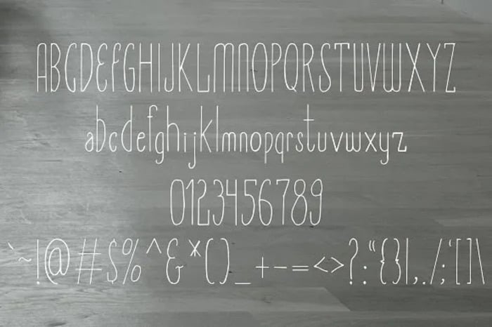 Font chữ đẹp bảng chữ cái  Amirah Display Typeface