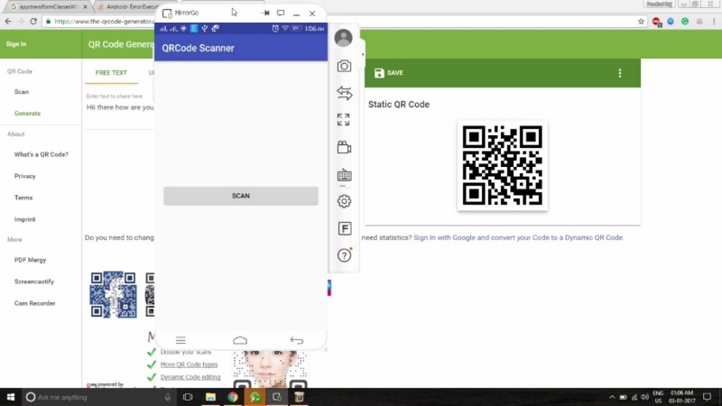 Giải mã QR Code bằng API