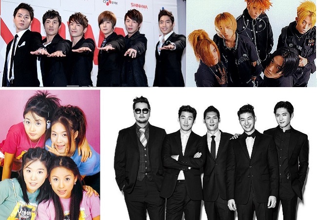 Những nhóm nhạc huyền thoại của Hàn Quốc