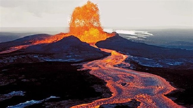 quá trình núi lửa phun trào diễn ra như thế nào