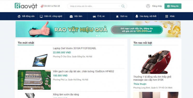 Rao vặt online