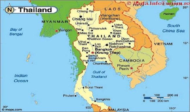 Thái Lan có bao nhiêu tỉnh?