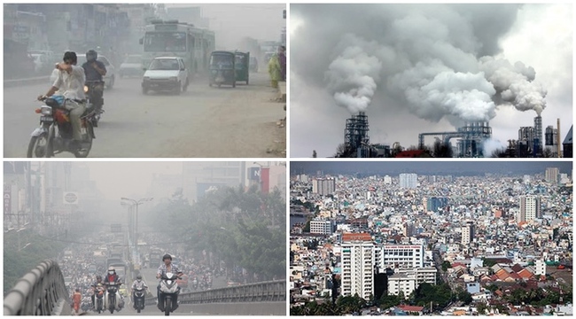 Thực trạng ô nhiễm môi trường không khí ở Việt Nam